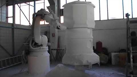 AX 3D - Sculpture robot kuka polystyrene statue milling - Scultura statua polistirolo - Locomotive