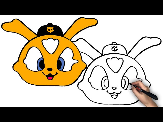 読売ジャイアンツのジャビット君のかきかた - YouTube