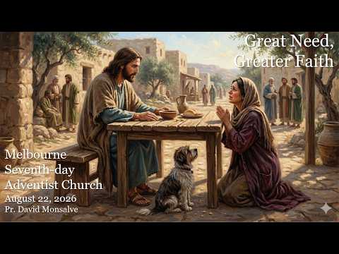 [Mark Series: 36] "Great Need, Greater Faith" | Pr. David Monsalve