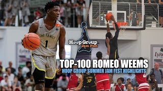 Romeo Weems COOKS at Summer Jam Fest!! Top-50 Depaul Commit Highlights!