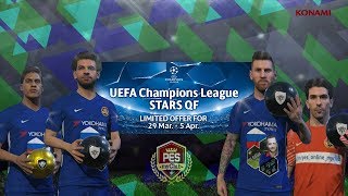 PES 2018 | myClub Открытие агентов "UEFA Champions League STARS QF"