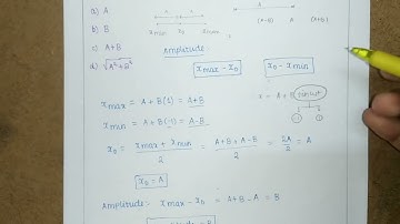 09) A particle moves on the x-axis according to the equation x=A+Bsinwt. The motion is simple harmon