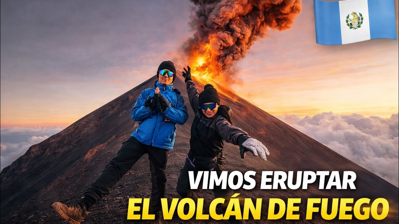 Subimos un VOLCÁN ACTIVO y EXPLOTÓ 🌋🇬🇹