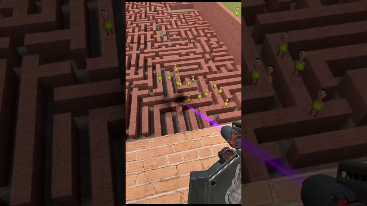 Destroying Hamood Habibi  in Big Maze Nextbot Gmod