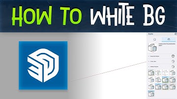 How To Make SketchUp for Web Background White