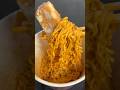 Mì Buldak với bánh nhân phô mai Buldak Noodles with Cheese Pie #shorts