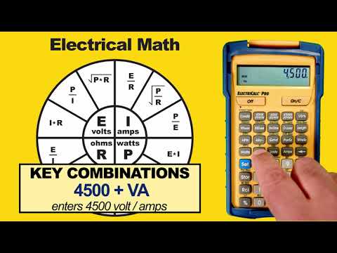 ElectriCalc Pro Electrical Math, Kirchhoff's and Ohm's Law How To