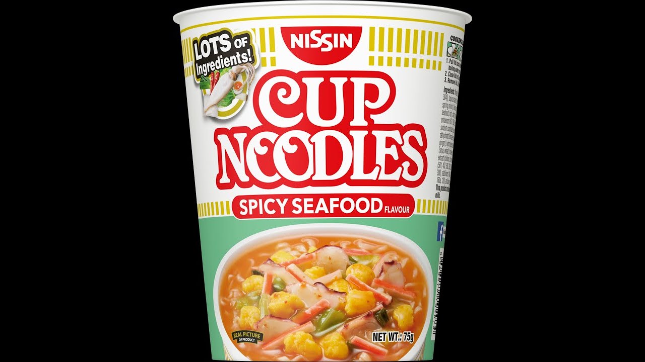 CUP NOODLE REVIEW IN SINGAPORE! SPICY SEAFOOD (NISSIN) CHOOSE YOUR