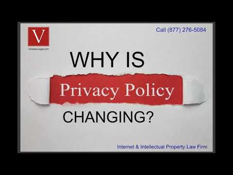 Why is my privacy policy changing?