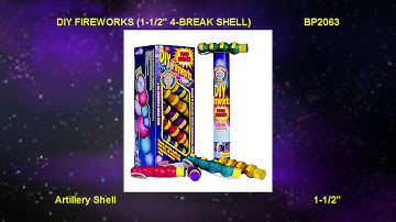 BP2063 DIY Fireworks / four breaks artillery shell kit