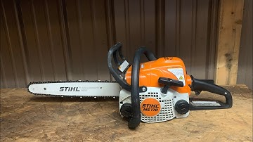 Stihl Ms 170 Starting Procedure!
