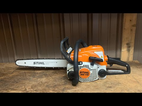 Stihl Ms 170 Starting Procedure!