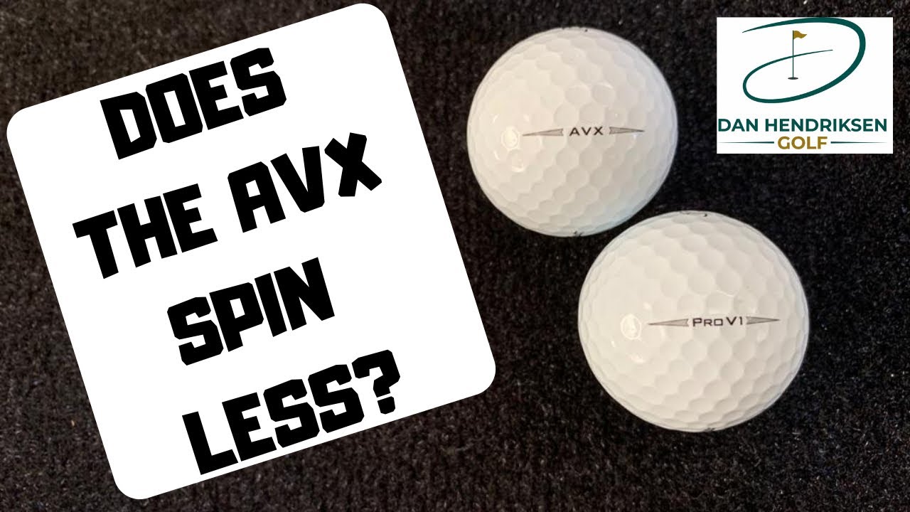 GOLF BALL FITTING AVX VS PRO V1 YouTube