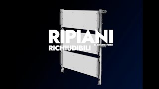 Ripiani richiudibili per corrieri, modello 2025. Syncro System allestimenti per furgoni