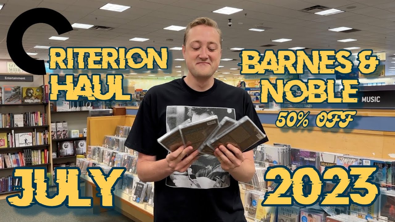 Barnes & Noble Criterion 50 Off Sale HAUL July 2023 YouTube