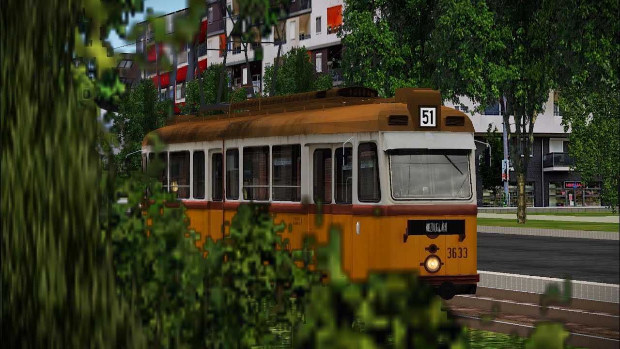 OpenBve 51-es nosztalgia járat (Koppány utca-Vágóhíd utca) [BÉTA]