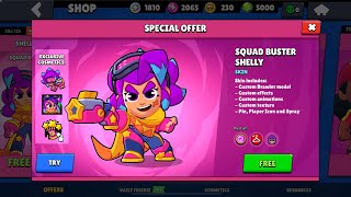 "UPDATE" SQUAD BUSTER SHELLY IS HERE!! | SPECIAL OFFER | Brawl Stars screenshot 3