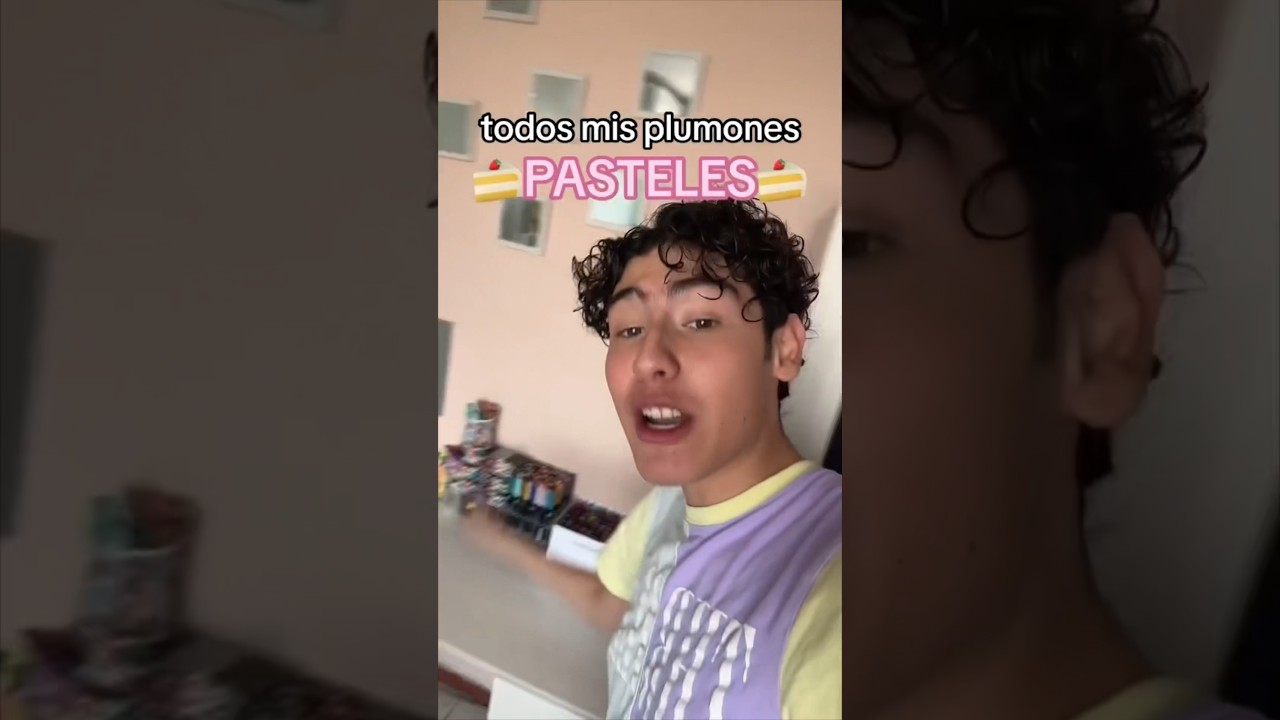 Todos mis PLUMONES PASTELES 🍰🌈 | Leo Study