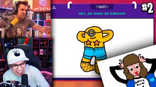 JuanSGuarnizo DIBUJA EN GARTIC PHONE CON STREAMERS #2