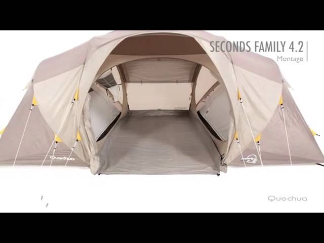 Quechua Seconds Family 4 2 Xl Tent - Youtube