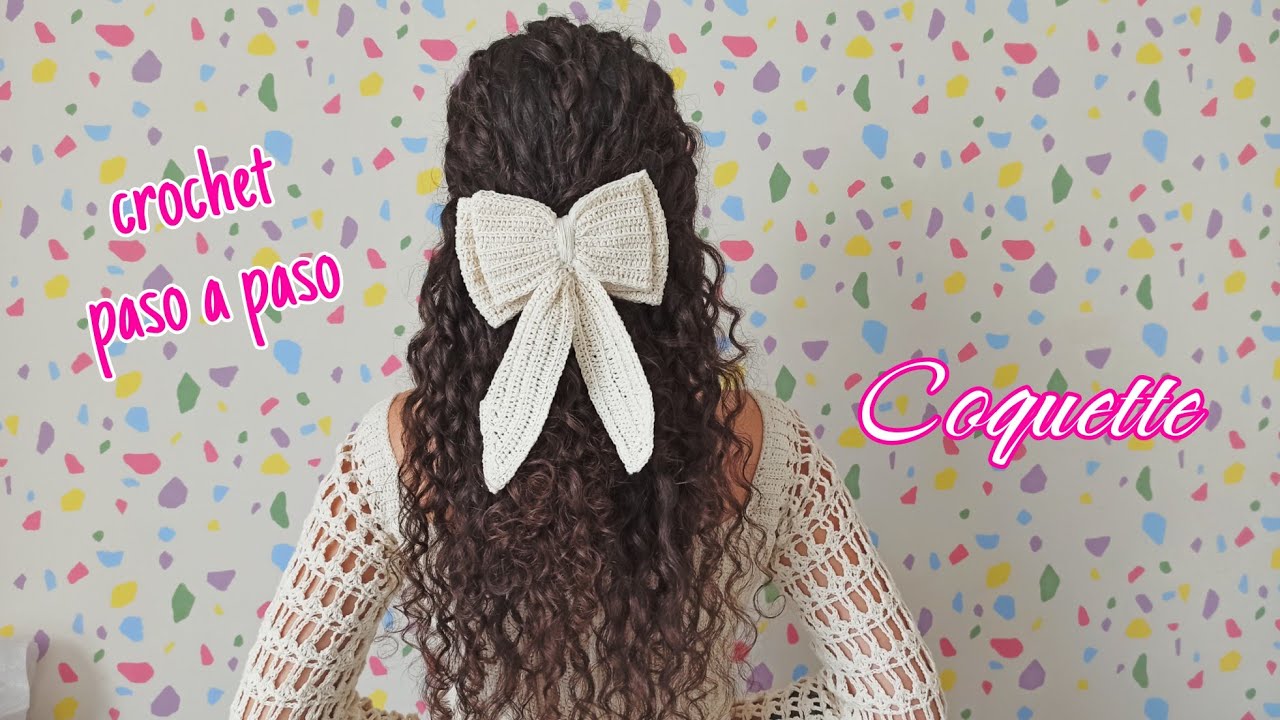 🎀 Maximoño en tendencia - lazo estilo coquette a crochet