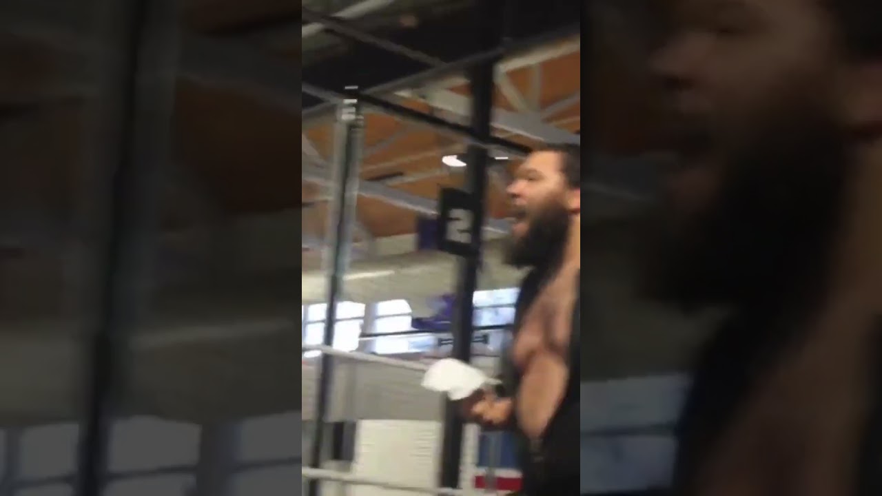 Dre Jacobs gives Josh Raymond a nasty paper cut 