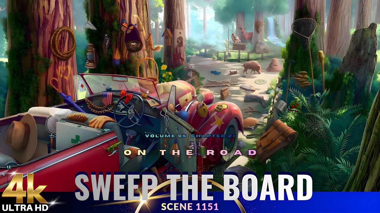 JUNE'S JOURNEY SWEEP THE BOARD SCENE 1151 | Vol 05 Ch 21 | On the Road [4K UHD 60FPS]