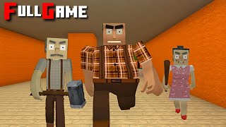 Grandpa and Granny Craft Garden - All 3 Levels Full Gameplay screenshot 5