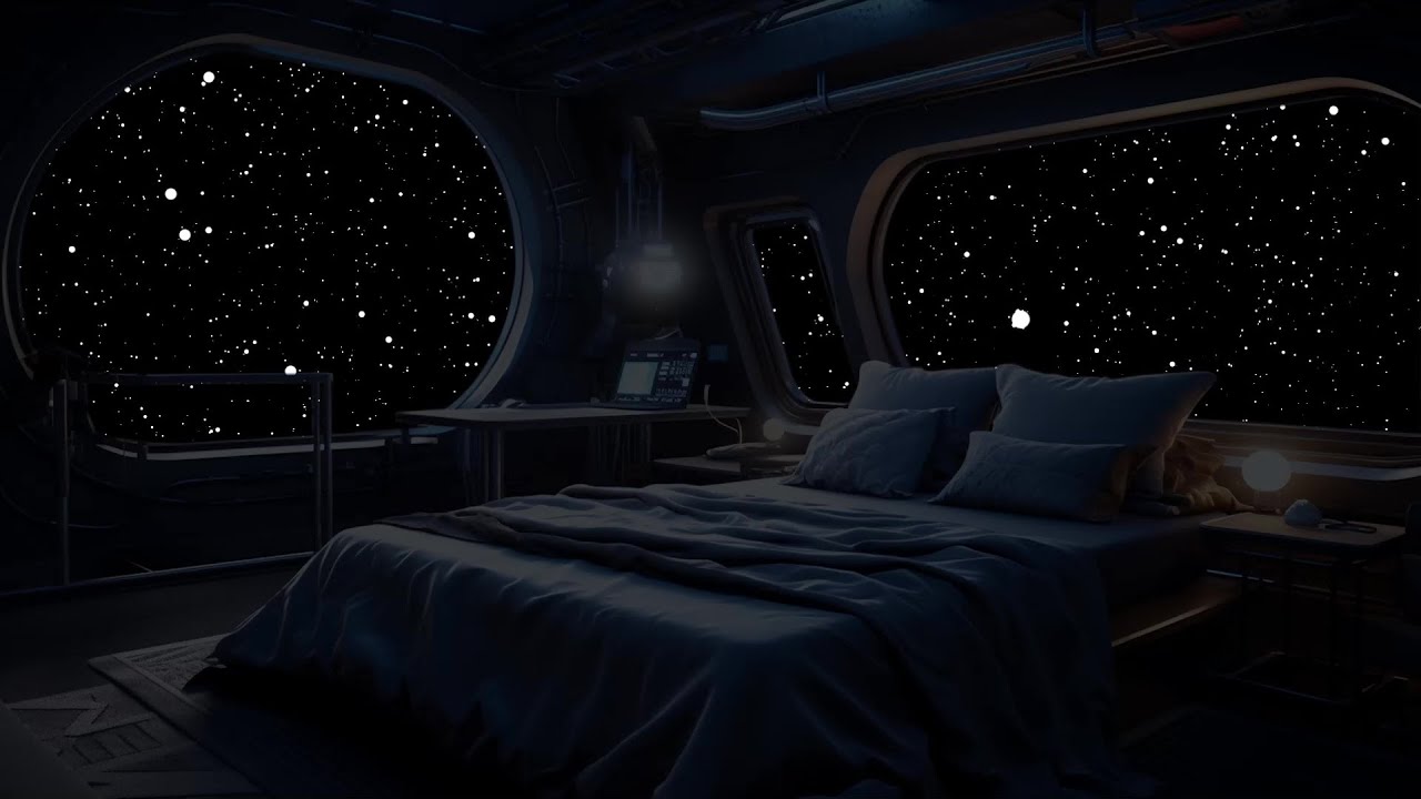 Fall Asleep Instantly with Space White Noise, Spaceship Ambience, and ...