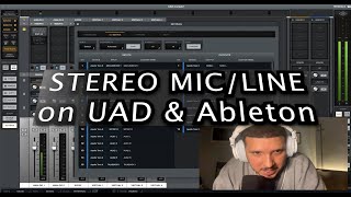 Stereo Microphone Line On Apollo Uad And Ableton