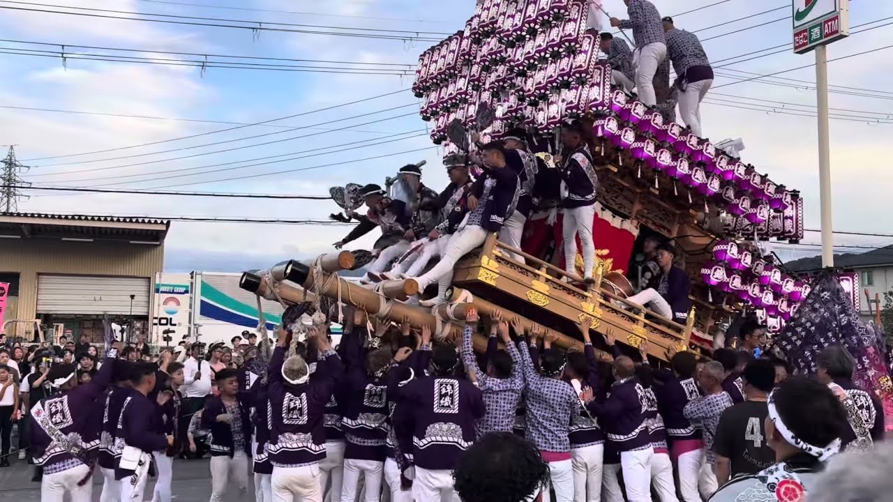 令和7年　錦織だんじり　セブンイレブンパレード
