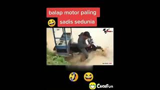 BALAP MOTOR paling sadis sedunia bikin ngakak😆😆😆😂😂