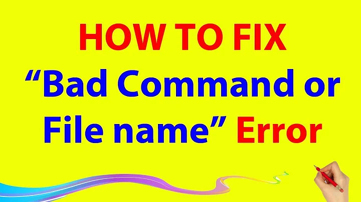 How To Fix Error  Bad Command or File name  when Use BOOT CD | Gin Gà Official