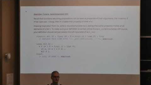 DeepSpec Summer School, Coq Intensive, Part 4 (July 13, 2017)