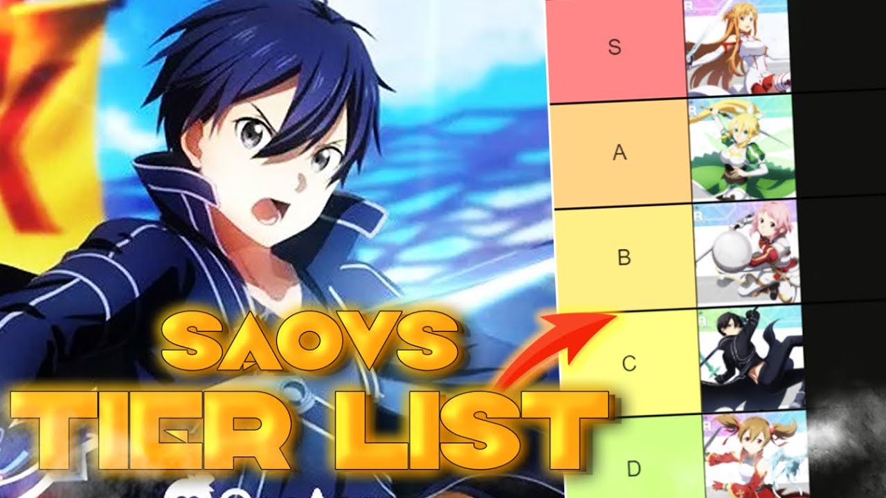 UPDATED* SAO VARIANT SHOWDOWN TIER LIST (Ranking SSR Characters) - YouTube