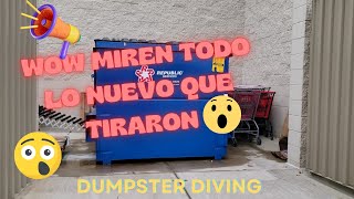 ♻Wow miren todo lo nuevo que tiraron ‼Las tiendas de los millonarios Dumpster Diving♻