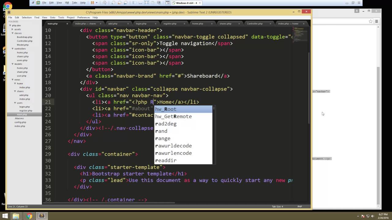 Learn how to build a complete php application with login part 5 youtube