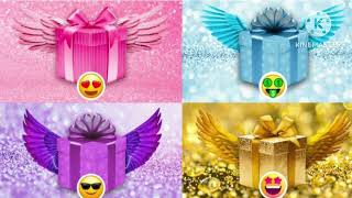 Choose Your Gift from 4Boxes 🎁😍💜🩷💛🩵4 giftbox challenge-#4giftbox #pickonekickonegame