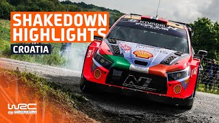 Shakedown Highlights | Wrc Croatia Rally 2024