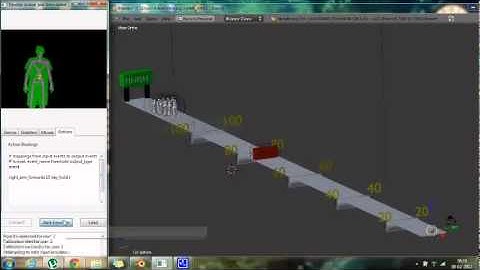 Collision using Blender and Kinect