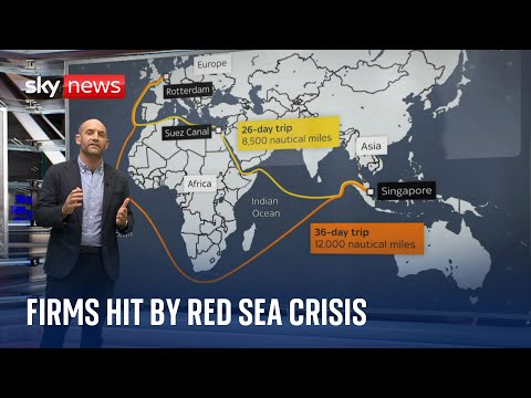 How conflict in the red sea is affecting global trade | israel-hamas war