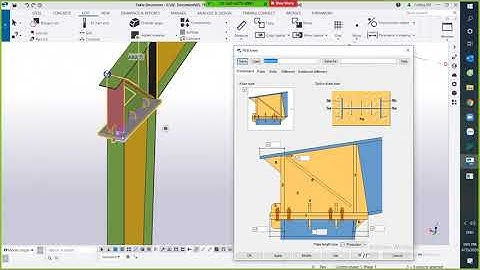 [Tekla Structures 2020 - PEB] Bài 7 Tạo và chỉnh sửa liên kết nách khung tổ hợp