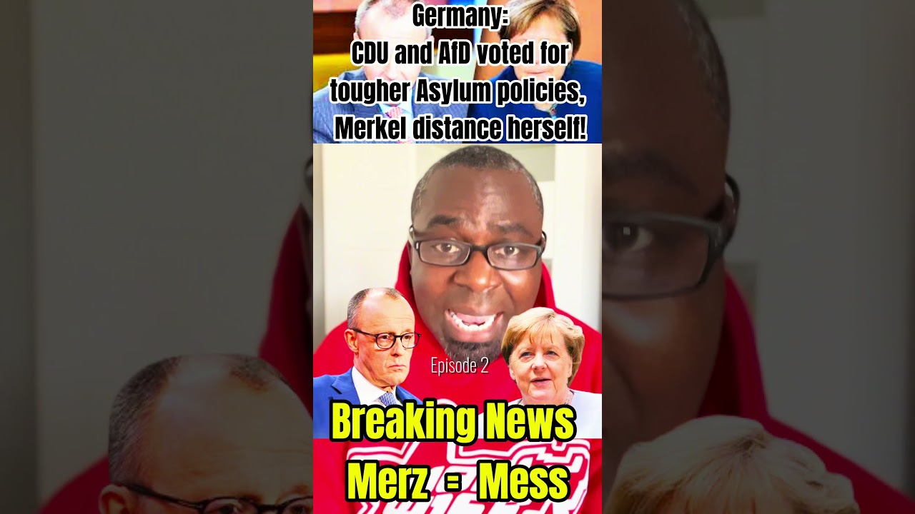 Did Angela Merkel criticised  Friedrich Merz over Asylum Reform?