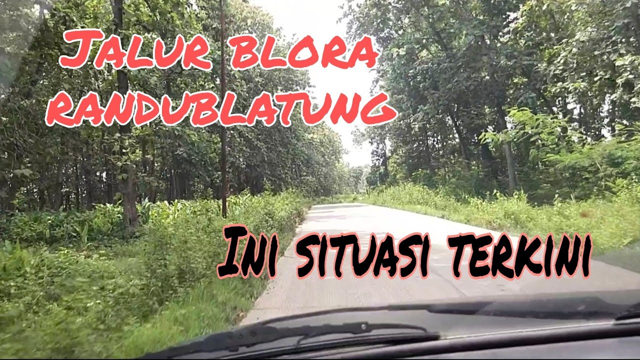 Jalan Raya Blora Randublatung Simak Vlog Perjalan Situasi Terkini