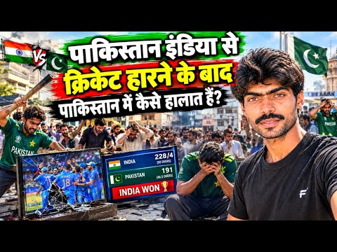 इंडिया से हारने के बाद पाकिस्तान में क्या हालात हैं? | Madan Parmar Vlogs