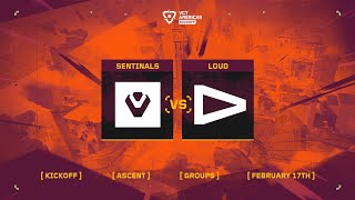 Sentinels vs. LOUD - VCT Americas Kickoff - Group Stage D2 - Map 2