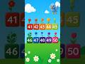🌈 Counting Numbers Song (41-50) | Fun Numbers for Kids🎵