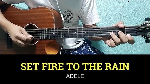 Thumbnail of Set Fire To The Rain - Adele | Easy Guitar Tutorial with Chords and Lyrics