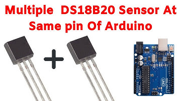 Multiple DS18B20 temperature sensors with Arduino