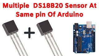 Multiple DS18B20 temperature sensors with Arduino